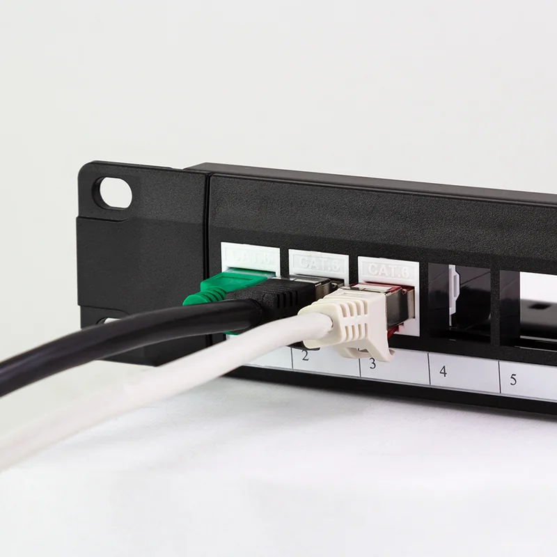 LogiLink Panneau de brassage 19' Keystone, 24 ports, noir, (L)483 x (P)79 x (H)44 mm - OEM NK4065