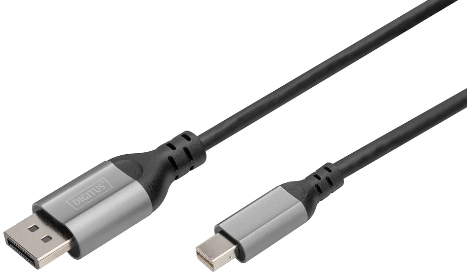 DIGITUS Câble adaptateur DisplayPort 8K 1.4, mini DP-DP, 2 m - OEM DB-340106-020-S