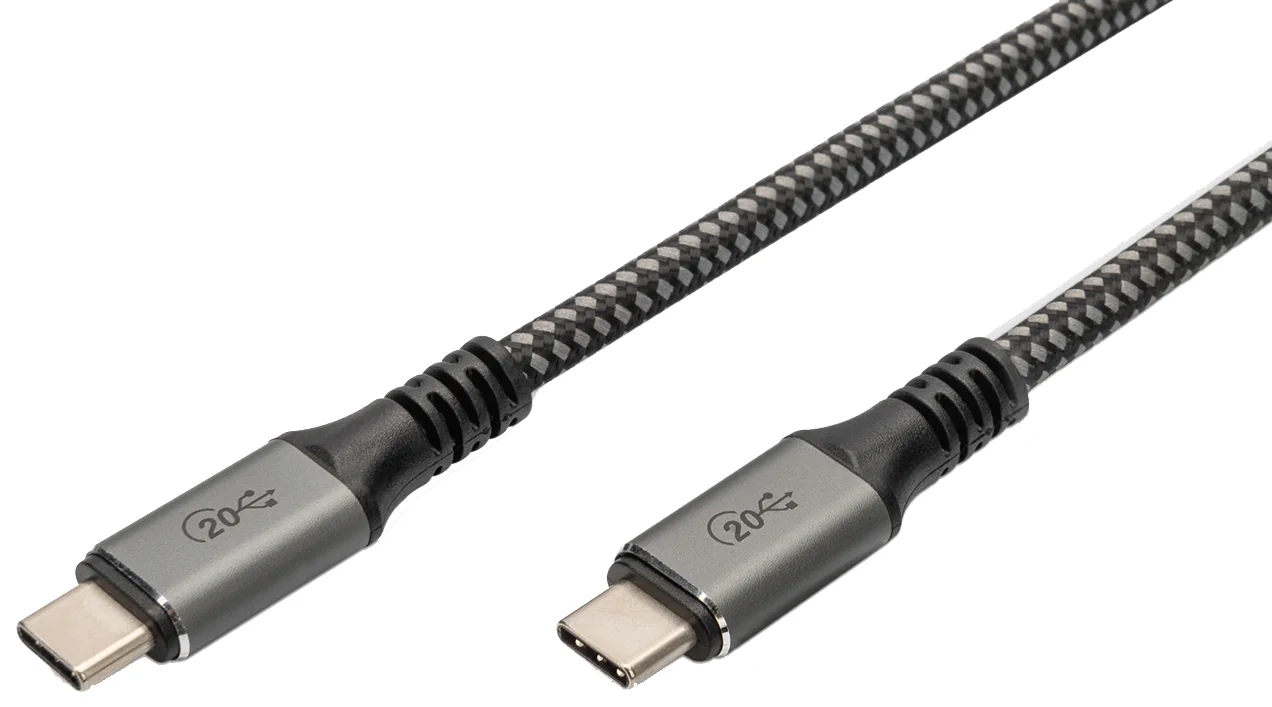 DIGITUS Câble de raccordement USB 4.0, USB-C - USB-C, 1,0 m - OEM DB-300443-010-S