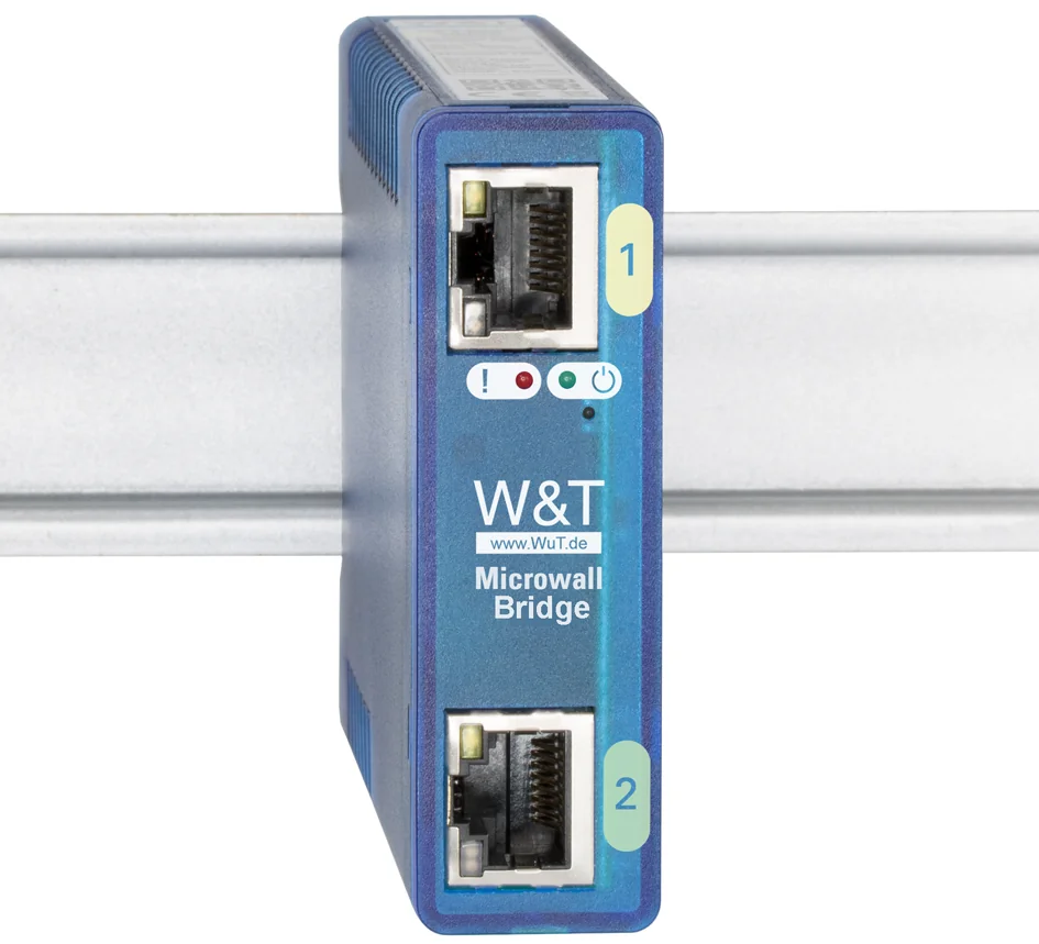 W&T Microwall Bridge, IP20, boîtier en plastique, bleu - OEM 55411