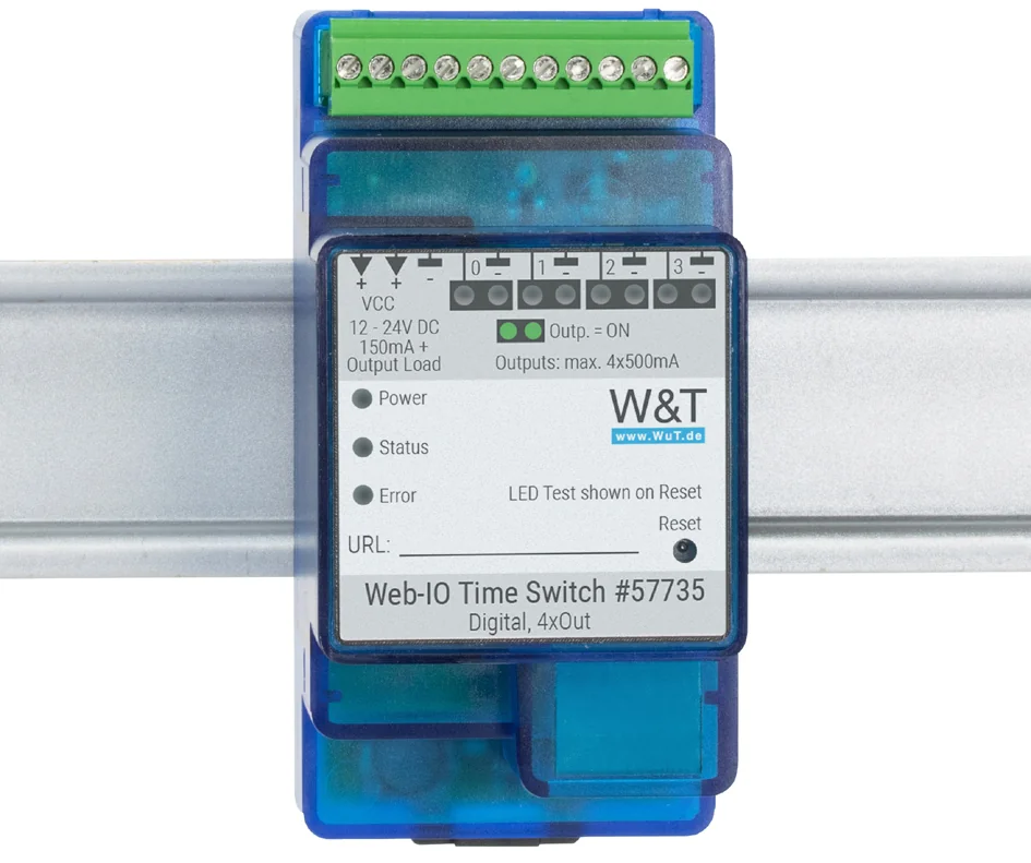 W&T Commutateur de minuterie numérique Time Switch Web-IO - OEM 57735
