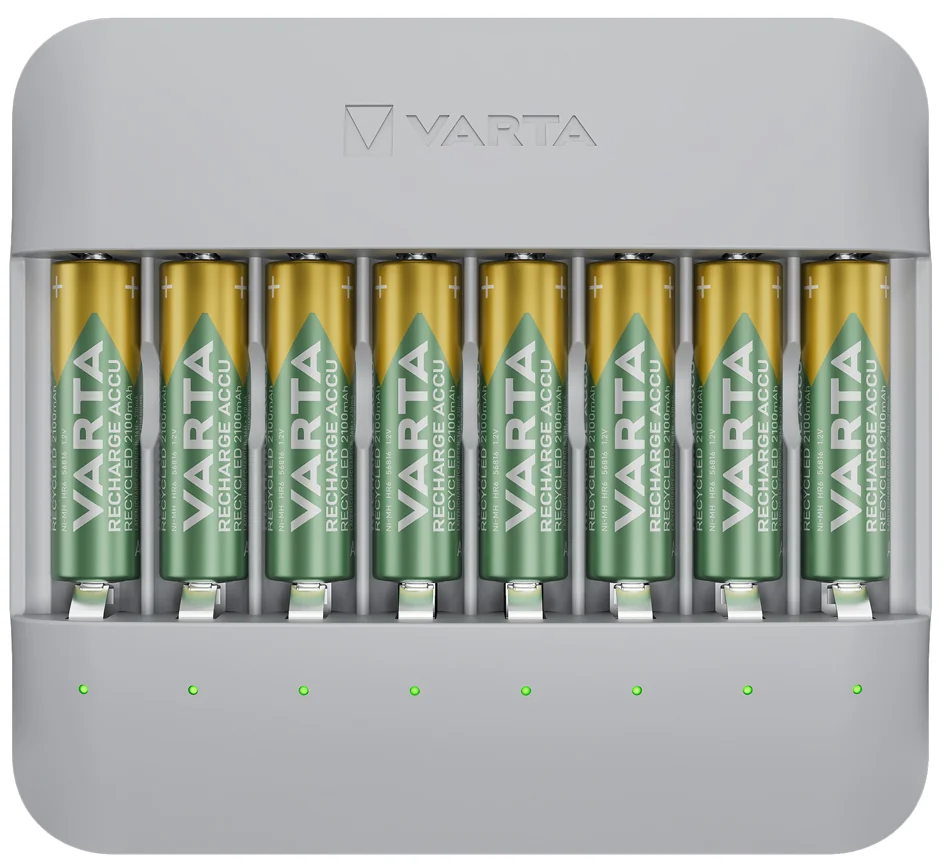 VARTA Chargeur ECO Charger Multi Recycled, 8x AA incluses - OEM 57682101121