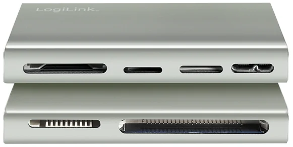 LogiLink Lecteur de cartes USB 3.2 Gen1, 5en1, boîtier alu - OEM CR0048