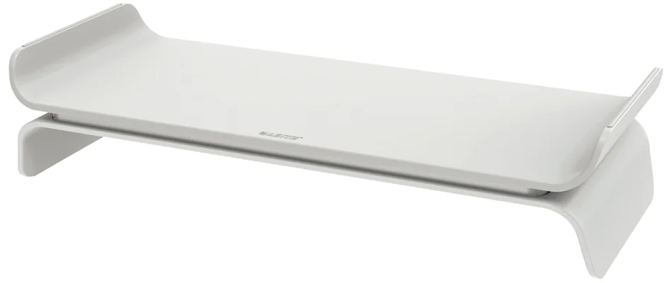 LEITZ Support pour écran Ergo, en plastique, gris clair, (L)438 x (P)209 x (H)112 mm - OEM 65040085