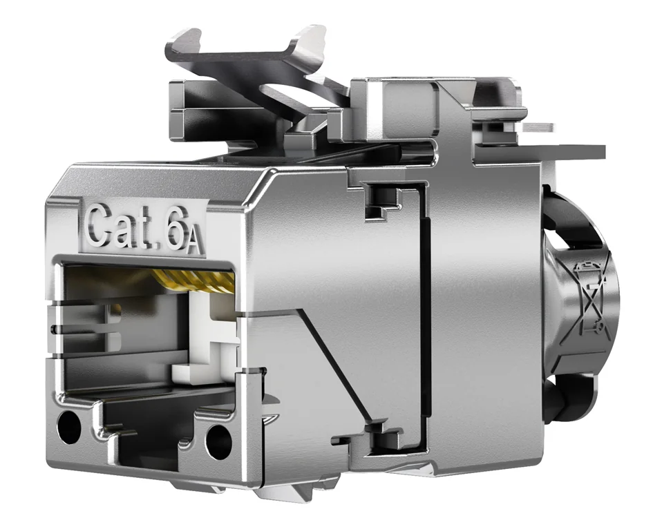 Telegärtner Module AMJ-SL cat. 6A (profond) T568A - 2 pièces - OEM 100023207