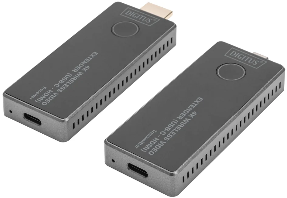 DIGITUS Kit extenseur vidéo 4K sans fil, 30 m (USB-C - HDMI) - OEM DS-55324 2 DIGITUS Kit extenseur vidéo 4K sans fil, 30 m (USB-C - HDMI) - OEM DS-55324 – Image 2