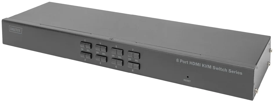 DIGITUS Switch 19' HDMI KVM Single View, 8 ports - OEM DS-12910