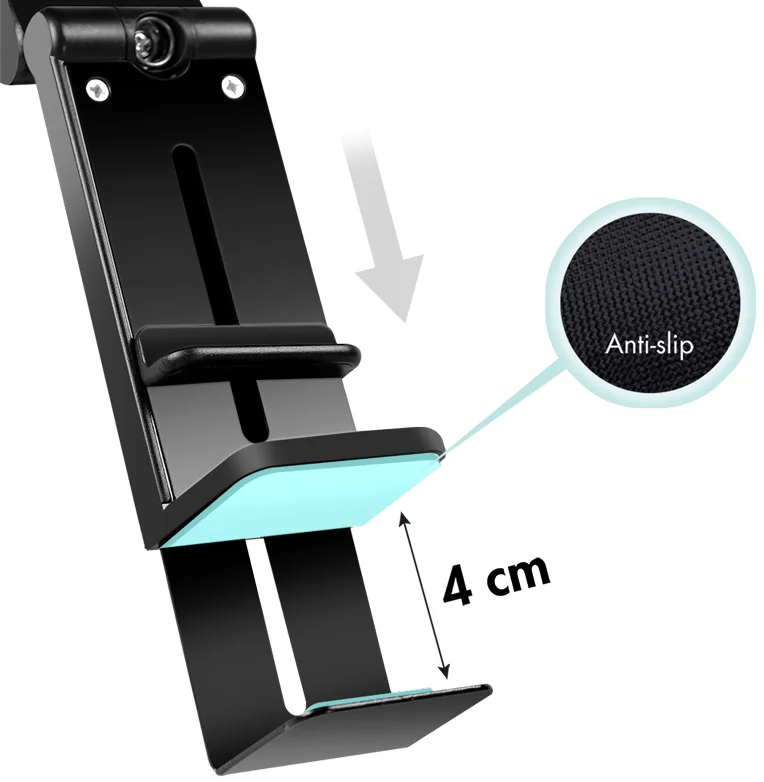 LogiLink Support pour smartphone, à pince, pliable, noir - OEM AA0169