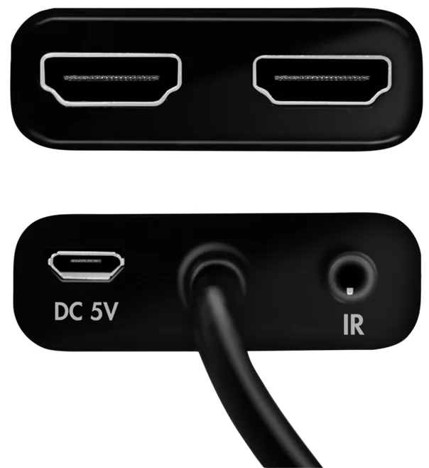 LogiLink Répartiteur HDMI 4K/60 Hz HDMI, downscaler, 2 ports - OEM HD0061