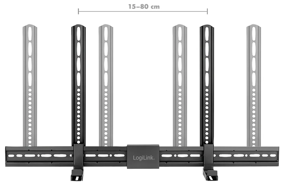 LogiLink Support universel pour barre de son, (P)86 x 155 mm, (L)86 x (H)155 mm - OEM BP0205