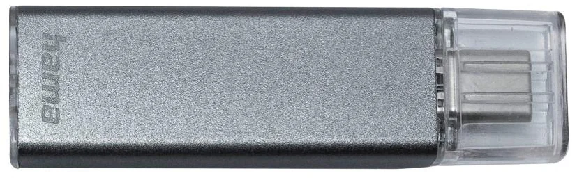 hama Clé USB 3.1 'Uni-C Classic', 64 GB, anthracite - OEM 00182471