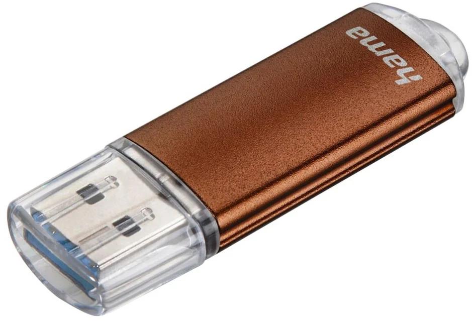 hama Clé USB 3.0 FlashPen 'Laeta', 128 GB, brun - OEM 124005