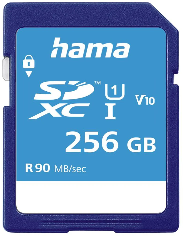 hama Carte mémoire SecureDigital HC, classe 10, 256 GB - OEM 00123997
