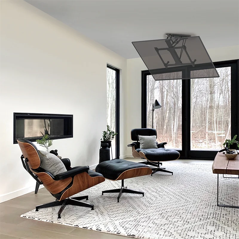 LogiLink Support TV de plafond, motorisé, avec app, (L)600 x (H)400 mm - OEM BP0159A 2 LogiLink Support TV de plafond, motorisé, avec app, (L)600 x (H)400 mm - OEM BP0159A – Image 2