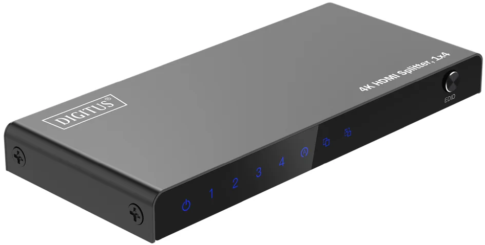DIGITUS Répartiteur HDMI 4K, 1x4, 4K/60Hz HDCP 2.2, noir - OEM DS-55337