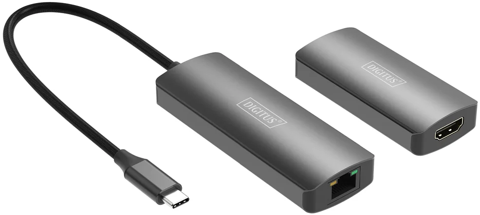 DIGITUS Répéteur vidéo 4K, USB-C - HMDI, 30 m - OEM DS-55343