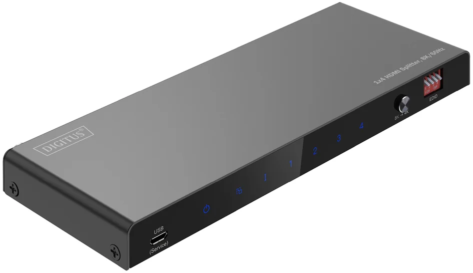 DIGITUS Répartiteur HDMI 8K, 1x2, 8K/60Hz, noir - OEM DS-55340
