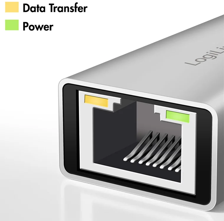 LogiLink Adaptateur réseau Ethernet USB vers RJ45, gris - OEM UA0422 3 LogiLink Adaptateur réseau Ethernet USB vers RJ45, gris - OEM UA0422 – Image 3
