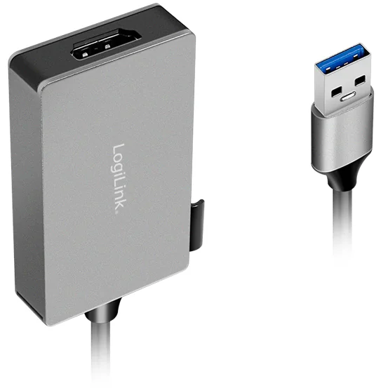 LogiLink Adaptateur vidéo USB 3.0 - HDMI Vidéo, gris - OEM UA0233A