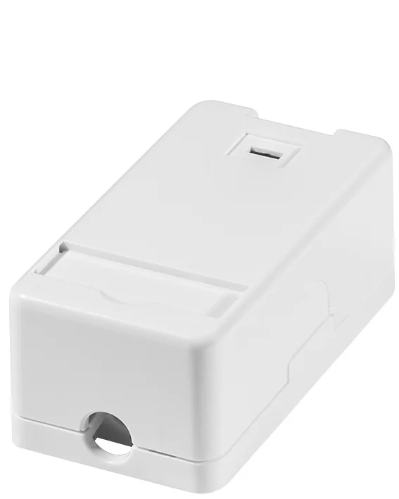 LogiLink Boîtier en saillie pour modules Keystone, 1 port - OEM NK4079