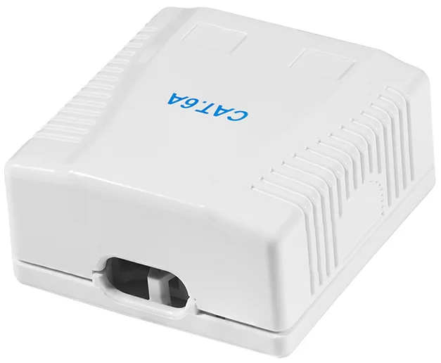 LogiLink Prise RJ45 cat. 6A avec boîtier en saillie, 2x RJ45 - OEM NP0097 4 LogiLink Prise RJ45 cat. 6A avec boîtier en saillie, 2x RJ45 - OEM NP0097 – Image 4