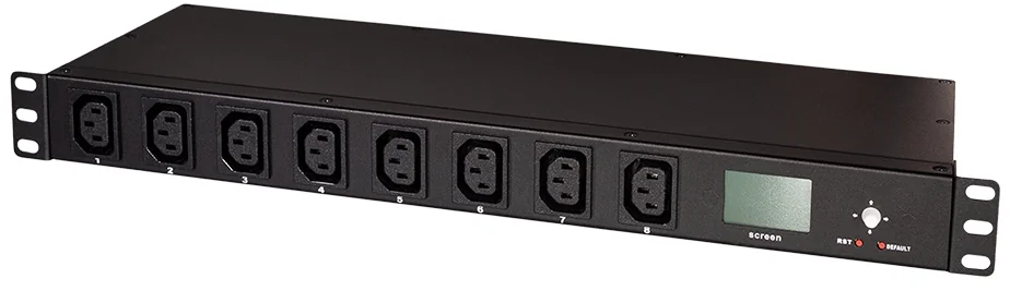 LogiLink Multiprise IP, 8 ports, 1 U, noir - OEM PDU8S01