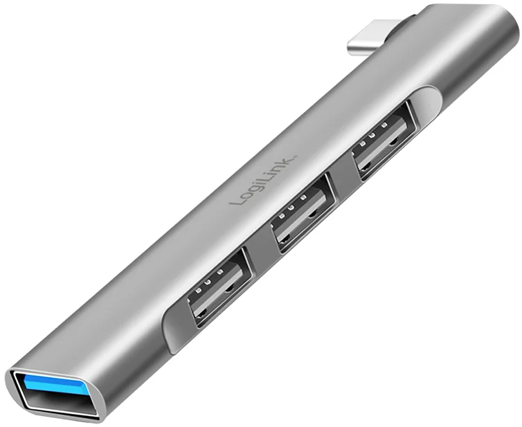 LogiLink Hub USB 3.0 Ultraslim, 4 ports, boîtier aluminium - OEM UA0437 5 LogiLink Hub USB 3.0 Ultraslim, 4 ports, boîtier aluminium - OEM UA0437 – Image 5