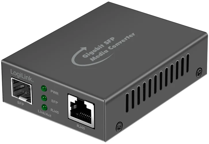 LogiLink Convertisseur média Gigabit, RJ45/SFP, noir - OEM NMC001 6 LogiLink Convertisseur média Gigabit, RJ45/SFP, noir - OEM NMC001 – Image 6