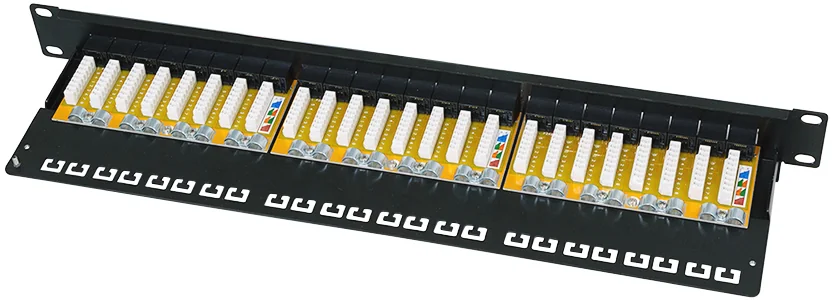 LogiLink Panneau de brassage Keystone 19' cat.6A, non blindé, (L)483 x (P)110 x (H)44 mm - OEM NP0133