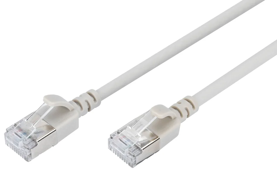 DIGITUS Câble de brassage Slim, cat. 6A, F/FTP, 1,0 m, vert - OEM DK-1632-A-010S
