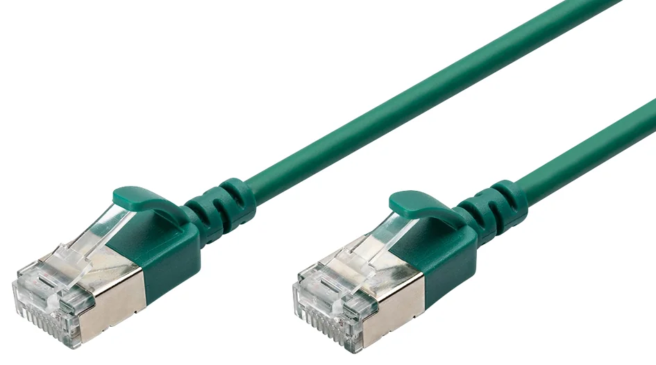 DIGITUS Câble de brassage Slim, cat. 6A, F/FTP, 5,0 m, bleu - OEM DK-1632-A-050S 4 DIGITUS Câble de brassage Slim, cat. 6A, F/FTP, 5,0 m, bleu - OEM DK-1632-A-050S – Image 4