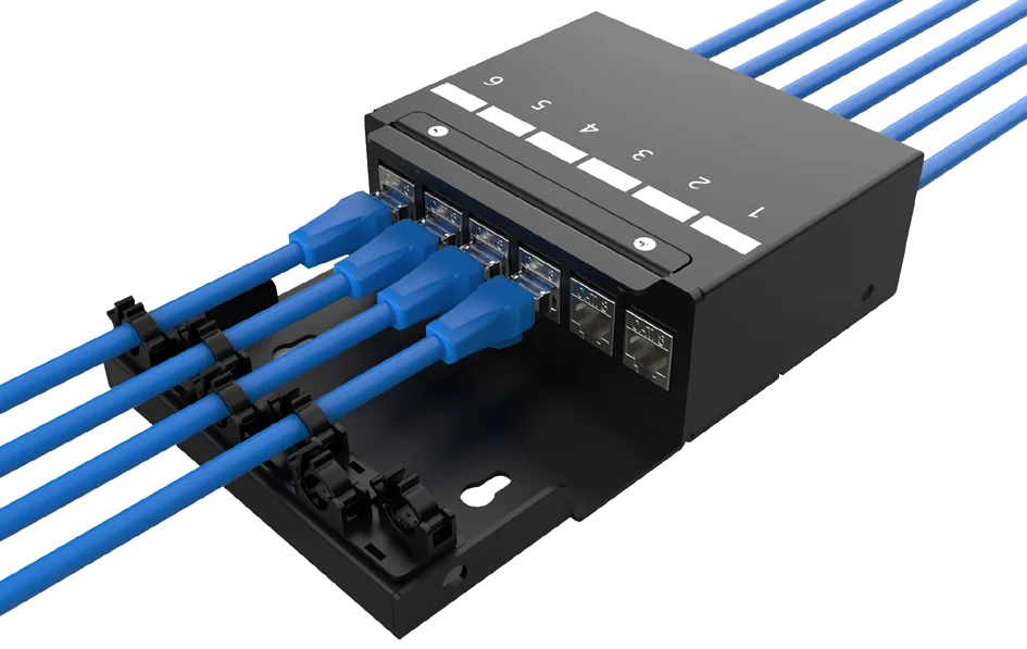 DIGITUS Boîtier de point de consolidation, 4 ports, noir - OEM DN-93708-4 3 DIGITUS Boîtier de point de consolidation, 4 ports, noir - OEM DN-93708-4 – Image 3