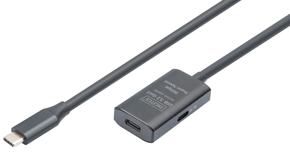 DIGITUS Câble de rallonge actif USB 3.2 Gen1, 10 m - OEM DA-73109