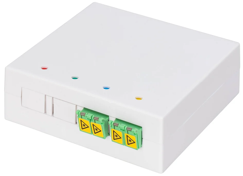 DIGITUS Boîtier FTTH, 2x LC/APC DX femelle avec obturateur - OEM DN-931097