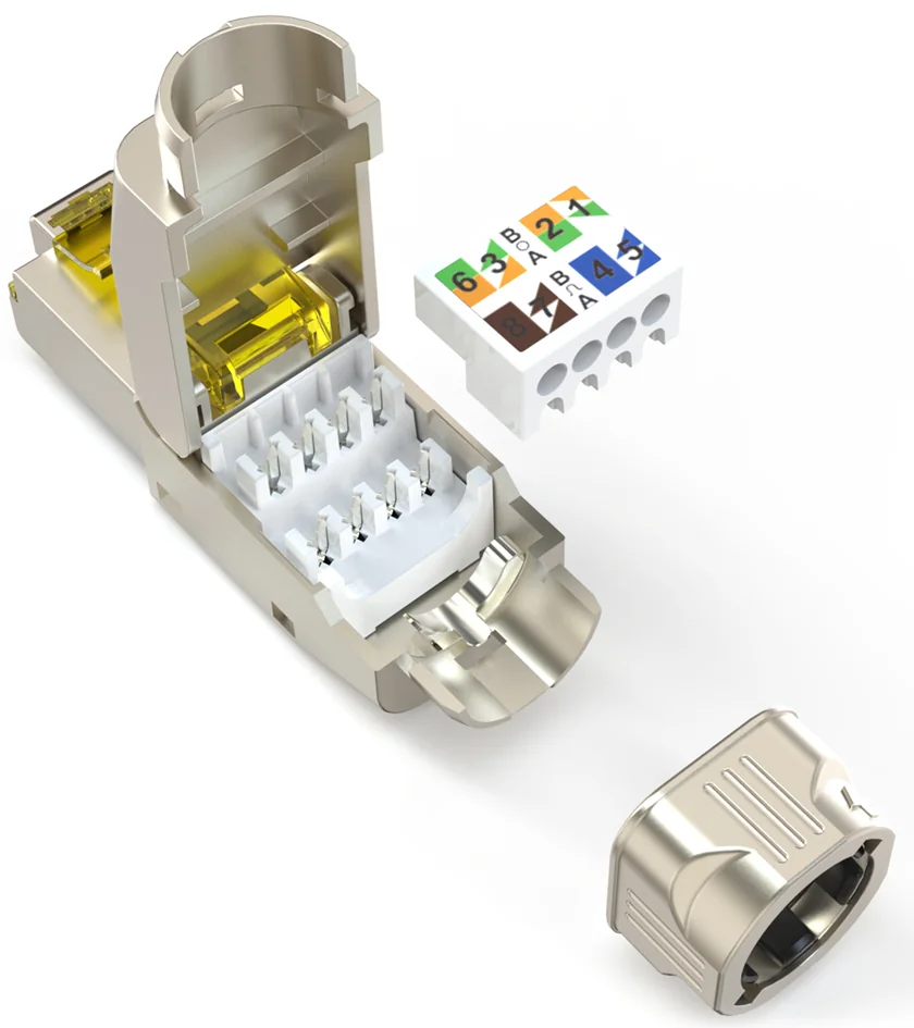 DIGITUS Connecteur cat. 8.1, blindé - OEM DN-93838 2 DIGITUS Connecteur cat. 8.1, blindé - OEM DN-93838 – Image 2