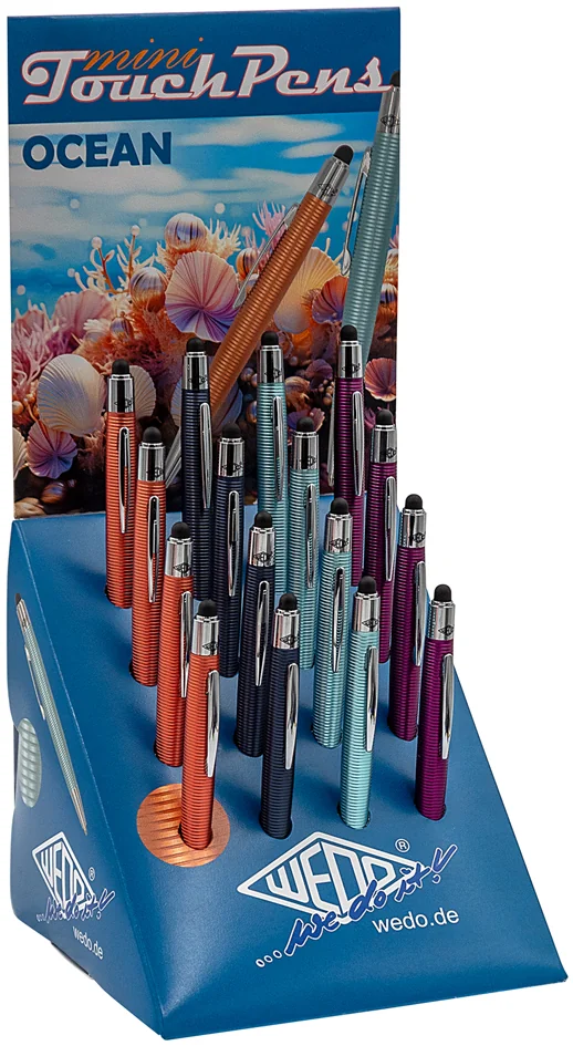 WEDO Stylet 2 en 1 mini 'OCEAN', présentoir de 16 - 16 pièces - OEM 261 15055