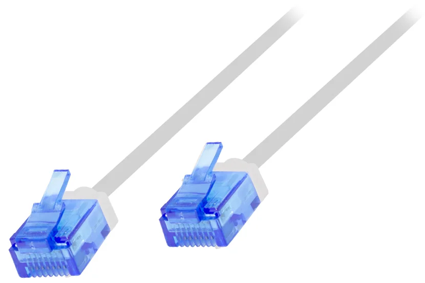 LogiLink Câble patch Slim Ultra-Flex, cat. 6A, U/UTP, 0,15 m - OEM CQ3001U