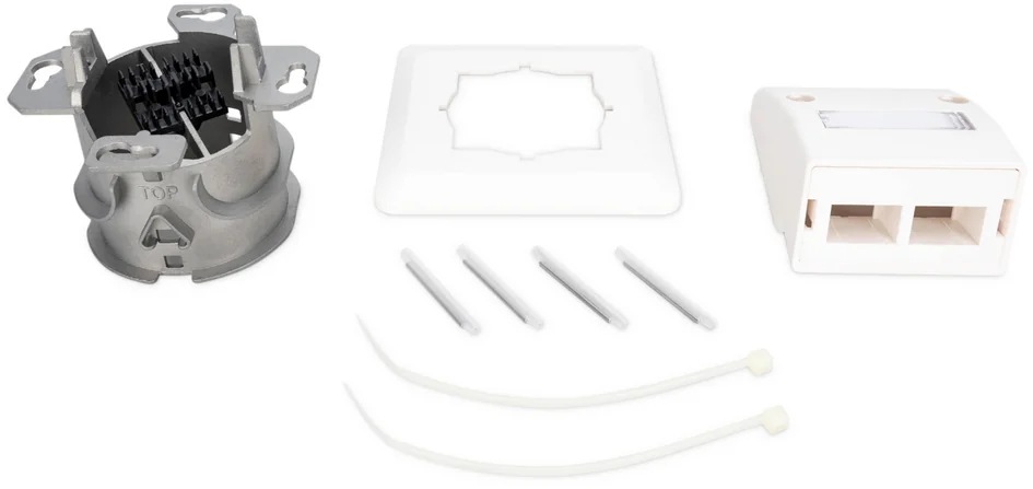 DIGITUS Boîtier mural de raccordement FTTH, encastré, blanc - OEM DN-93201 3 DIGITUS Boîtier mural de raccordement FTTH, encastré, blanc - OEM DN-93201 – Image 3