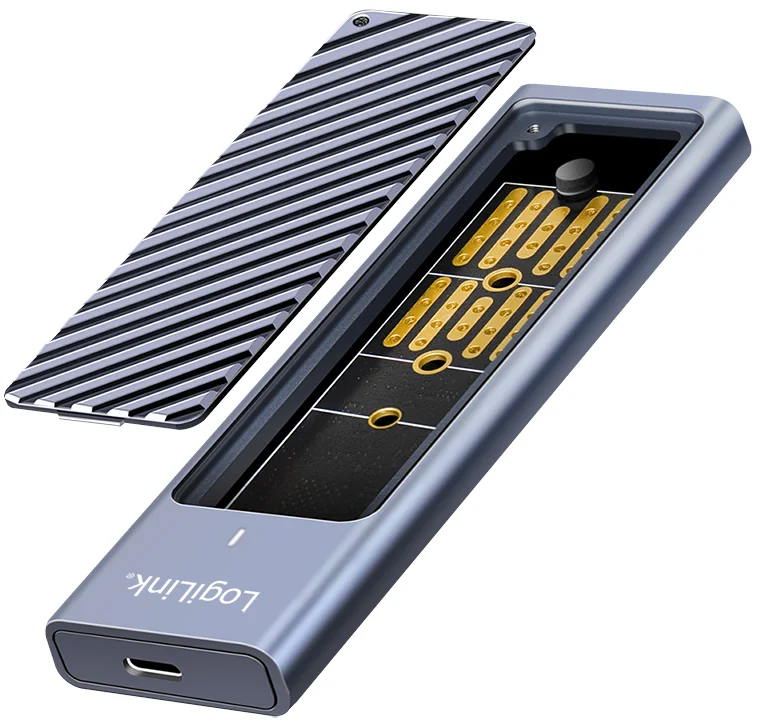 LogiLink Boîtier USB 3.2 Gen 2x2 pour M2 NVMe & SATA SSD - OEM UA0435
