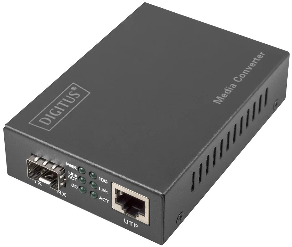 DIGITUS Convertiseur média, 10 Gigabit, 1x RJ45 / 1x SFP - OEM DN-82211