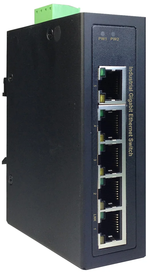DIGITUS Commutateur industriel Gigabit Ethernet, 5 ports - OEM DN-651107