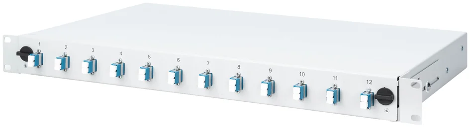 DIGITUS Boîte d'épissure à fibre optique 19', 12x LC, OS2 - OEM DN-96331/9