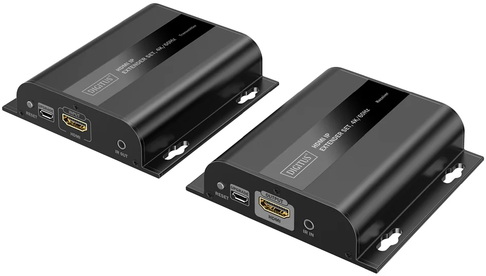 DIGITUS Kit d'extension IP HDMI 4K, Full HD, 120/200 km - OEM DS-55351