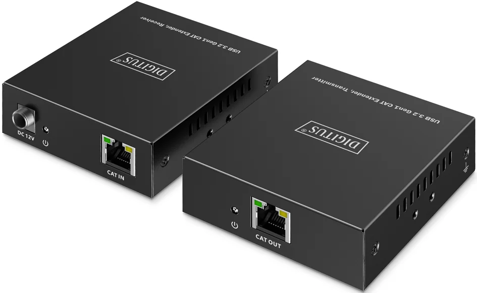DIGITUS Extenseur USB 3.2 Gen1, 5 Gbps, 4 ports, noir - OEM DA-73121