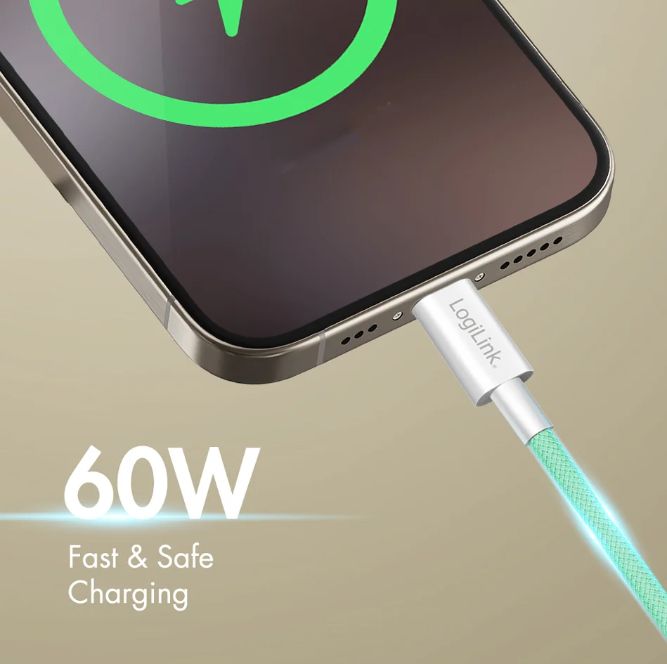 LogiLink Câble USB 2.0, USB-A - USB-C, 1,0 m, blanc - OEM CU0321 4 LogiLink Câble USB 2.0, USB-A - USB-C, 1,0 m, blanc - OEM CU0321 – Image 4