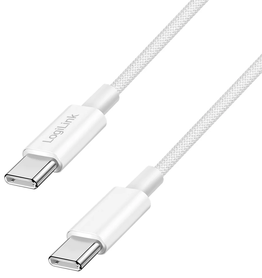 LogiLink Câble USB 2.0, USB-C - USB-C, 1,5 m, jaune - OEM CU0354
