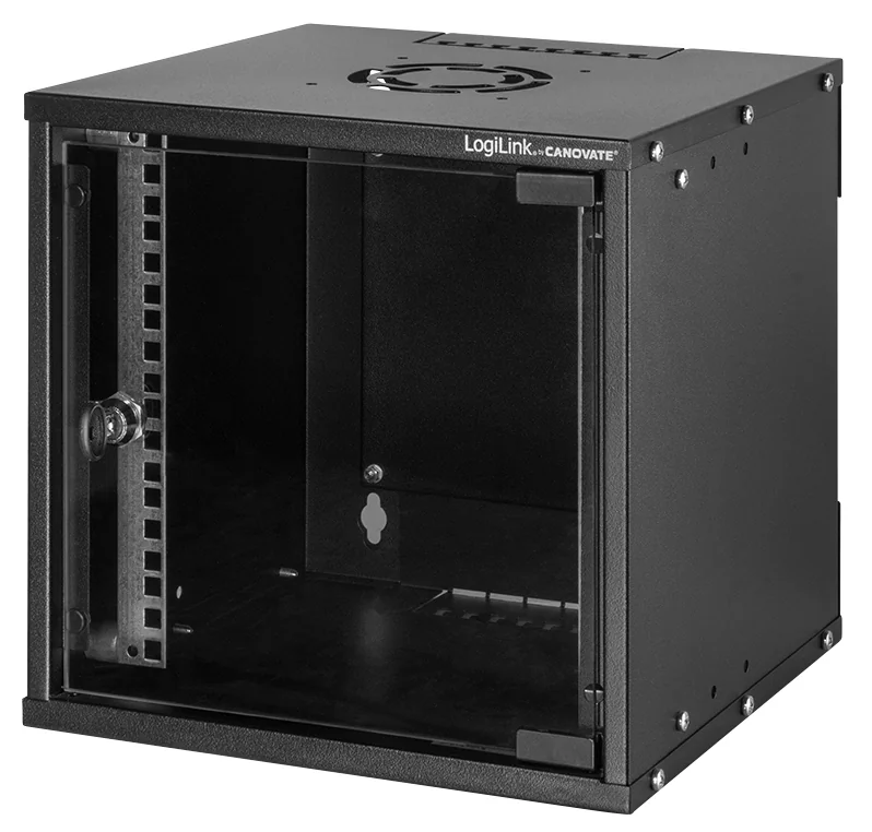 LogiLink Coffret mural 10' SoHo, monté, 4 U, noir - OEM W44Z30B
