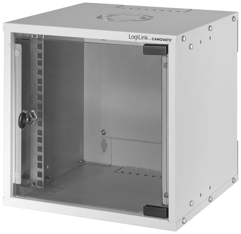 LOGILINK - Coffret mural 10" SoHo, monté, 6U, gris 3 LOGILINK - Coffret mural 10" SoHo, monté, 6U, gris – Image 3
