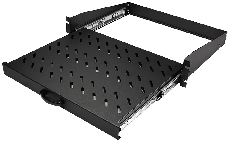 LogiLink Étagère 19' avec poignée, 2 U, coulissant, gris - OEM SF2C50G