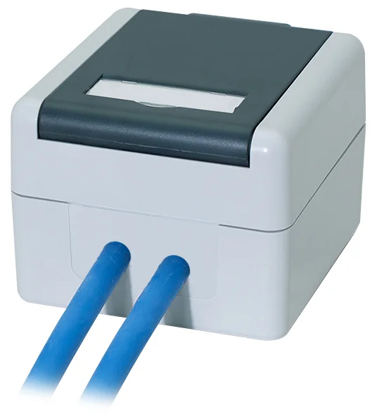 LogiLink Prise RJ45 cat.6A Outdoor, pour 2x RJ45, gris - OEM NK4083 3 LogiLink Prise RJ45 cat.6A Outdoor, pour 2x RJ45, gris - OEM NK4083 – Image 3